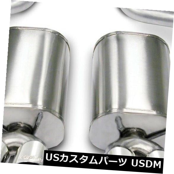 輸入マフラー コルサパフォーマンス14169スポーツアクスルバックエキゾーストシステムは05-08コルベットに適合 Corsa Performance 14169 Sport Axle-Back Exhaust System Fits 05-08 Corvette 【並行輸入品】