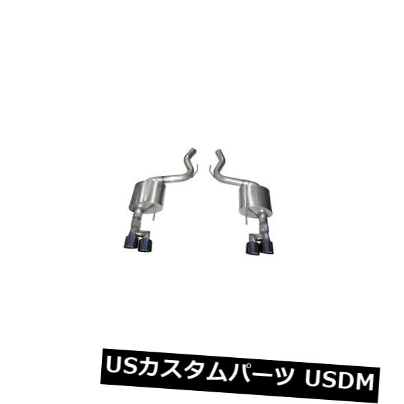 輸入マフラー Corsa Performance 21041BLKツーリングアクスルバックエキゾーストシステムは18-19マスタングに適合 Corsa Performance 21041BLK Touring Axle-Back Exhaust System Fits 18-19 Mustang 【並行輸入品】｜カスタムパーツ WORLD倉庫