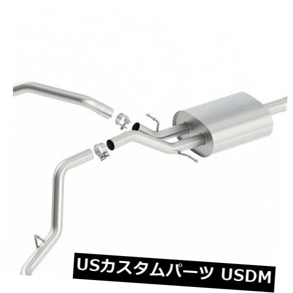 輸入マフラー Borla 140546BC ATAKキャットバックエキゾーストシステム Borla 140546BC ATAK Cat-Back Exhaust System 【並行輸入品】