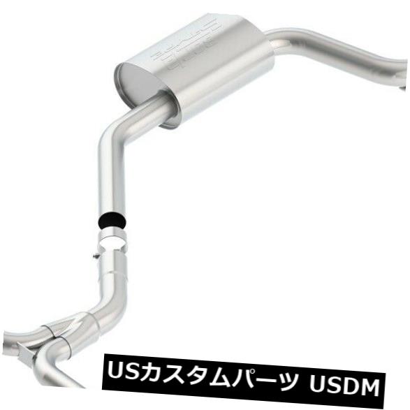 輸入マフラー Borla 140597 Sタイプキャットバックエキゾーストシステムは15-18 GTIに適合 Borla 140597 S-Type Cat-Back Exhaust System Fits 15-18 GTI 【並行輸入品】｜カスタムパーツ WORLD倉庫