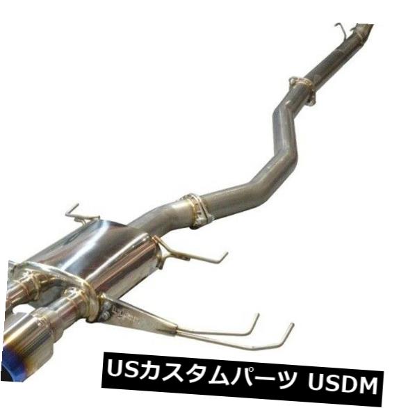 輸入マフラー Injen SES1582TTキャットバックエキゾーストシステムは17-18シビックに適合 Injen SES1582TT Cat-Back Exhaust System Fits 17-18 Civic 【並行輸入品】