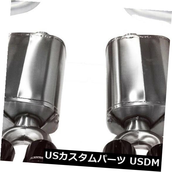 輸入マフラー コルサパフォーマンス14108BLKスポーツアクスルバックエキゾーストシステムは09-13コルベットに適合 Corsa Performance 14108BLK Sport Axle-Back Exhaust System Fits 09-13 Corvette 【並行輸入品】|カスタムパーツ WORLD倉庫