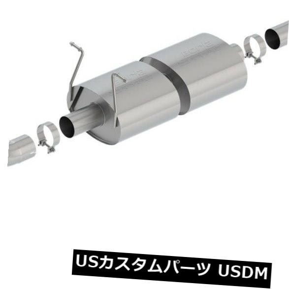 輸入マフラー Borla 140762 Sタイプキャットバックエキゾーストシステムは15-19シルバラード2500 HDに適合 Borla 140762 S-Type Cat-Back Exhaust System Fits 15-19 Silverado 2500 HD 【並行輸入品】