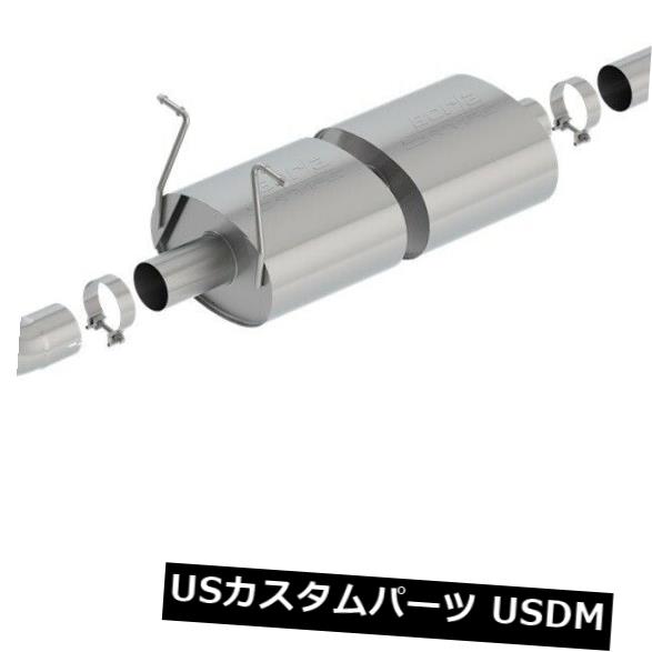 輸入マフラー Borla 140762BC Sタイプキャットバックエキゾーストシステムは15-19シルバラード2500 HDに適合 Borla 140762BC S-Type Cat-Back Exhaust System Fits 15-19 Silverado 2500 HD 【並行輸入品】