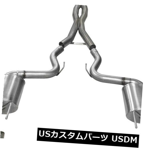 輸入マフラー Corsa Performance 14337BLK Sport Cat-Back Exhaust System Fits 15-18 Mustang Corsa Performance 14337BLK Sport Cat-Back Exhaust System Fits 15-18 Mustang 【並行輸入品】