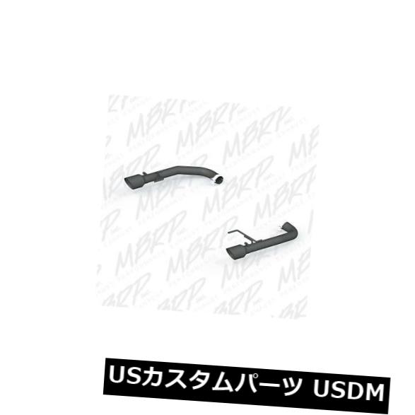 輸入マフラー MBRPエキゾーストS7276BLKブラックシリーズアクスルバックエキゾーストシステムフィット15-17マスタング MBRP Exhaust S7276BLK Black Series Axle Back Exhaust System Fits 15-17 Mustang 【並行輸入品】