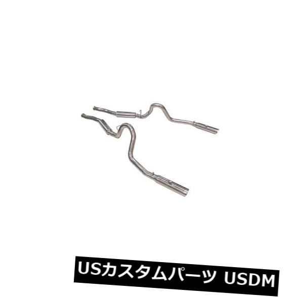 輸入マフラー PypesパフォーマンスエキゾーストSFM29Vキャットバックエキゾーストシステムは79-94マスタングに適合 Pypes Performance Exhaust SFM29V Cat Back Exhaust System Fits 79-94 Mustang 【並行輸入品】