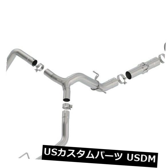 輸入マフラー Borla 140776CF ATAK Cat-Back Exhaust System Fits Sierra 1500 Silverado 1500 Borla 140776CF ATAK Cat-Back Exhaust System Fits Sierra 1500 Silverado 1500 【並行輸入品】
