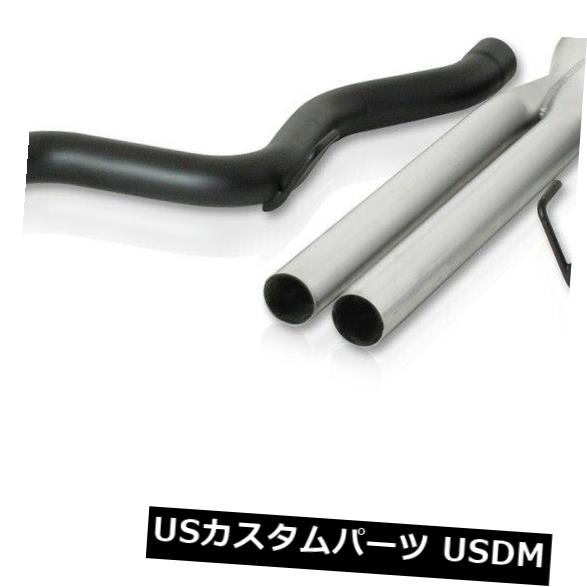 輸入マフラー Gibson Performance 619013-B Cat-BackデュアルスプリットエキゾーストシステムはMustangに適合 Gibson Performance 619013-B Cat-Back Dual Split Exhaust System Fits Mustang 【並行輸入品】
