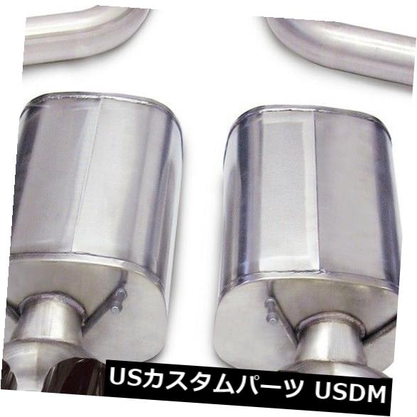 輸入マフラー Corsa Performance 14164BLKスポーツアクスルバックエキゾーストシステムは06-13コルベットに適合 Corsa Performance 14164BLK Sport Axle-Back Exhaust System Fits 06-13 Corvette 【並行輸入品】