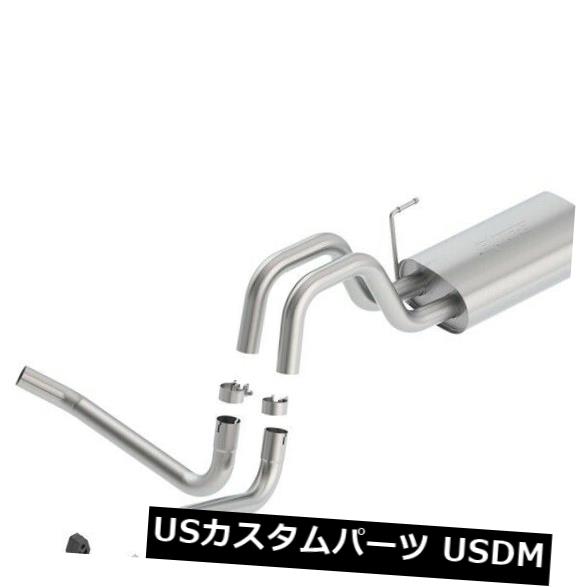 輸入マフラー 11-14 F-150に適合するBorla 140416BC Sタイプキャットバックエキゾーストシステム Borla 140416BC S-Type Cat-Back Exhaust System Fits 11-14 F-150 【並行輸入品】 227,552円