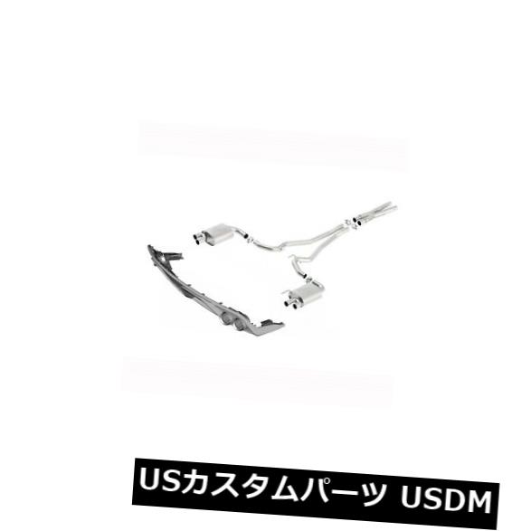 輸入マフラー フォードレーシングM-5200-M8SBVスポーツキャットバックエキゾーストシステムは15-17マスタングに適合 Ford Racing M-5200-M8SBV Sport Cat-Back Exhaust System Fits 15-17 Mustang 【並行輸入品】