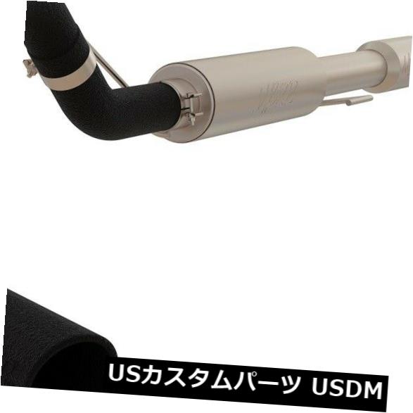 輸入マフラー MBRPエキゾーストS5228BLKブラックシリーズキャットバックエキゾーストシステムは11-14 F-150に適合 MBRP Exhaust S5228BLK Black Series Cat Back Exhaust System Fits 11-14 F-150 【並行輸入品】｜カスタムパーツ WORLD倉庫 202,565円
