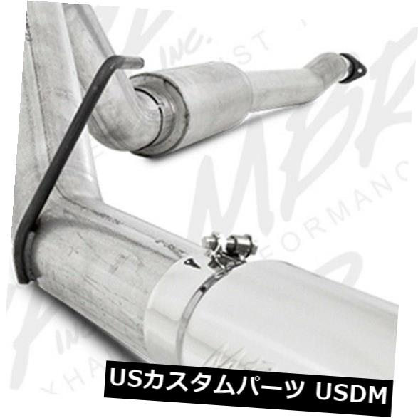 輸入マフラー MBRPエキゾーストS5248ALインストーラーシリーズキャットバックエキゾーストシステムは11-14 F-150に適合 MBRP Exhaust S5248AL Installer Series Cat Back Exhaust System Fits 11-14 F-150 【並行輸入品】