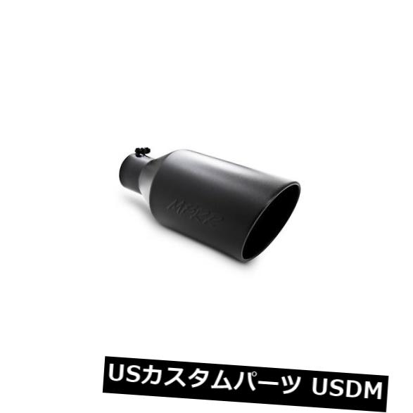 輸入マフラー MBRPエキゾーストT5128BLKブラックシリーズエキゾーストチップ MBRP Exhaust T5128BLK Black Series Exhaust Tip 【並行輸入品】
