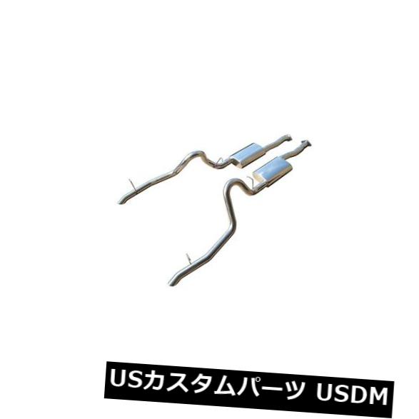 輸入マフラー PypesパフォーマンスエキゾーストSFM10Vキャットバックエキゾーストシステムは87-93ムスタングに適合 Pypes Performance Exhaust SFM10V Cat Back Exhaust System Fits 87-93 Mustang 【並行輸入品】