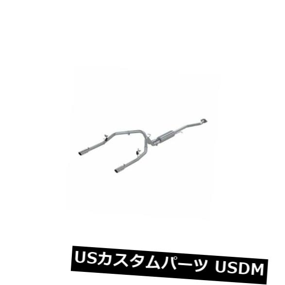 輸入マフラー MBRP S5016AL 2.5 "キャットバックエキゾーストシステム-デュアルスプリットリア、シボレー/ GMC 1500用 MBRP S5016AL 2.5" Cat-Back Exhaust System - Dual Split Rear, For Chevy/GMC 1500 【並行輸入品】|カスタムパーツ WORLD倉庫