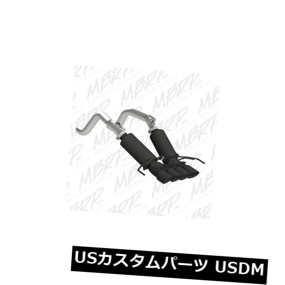 輸入マフラー MBRPエキゾーストS7030BLKブラックシリーズアクスルバックエキゾーストシステムフィット14-19コルベット MBRP Exhaust S7030BLK Black Series Axle Back Exhaust System Fits 14-19 Corvette 【並行輸入品】