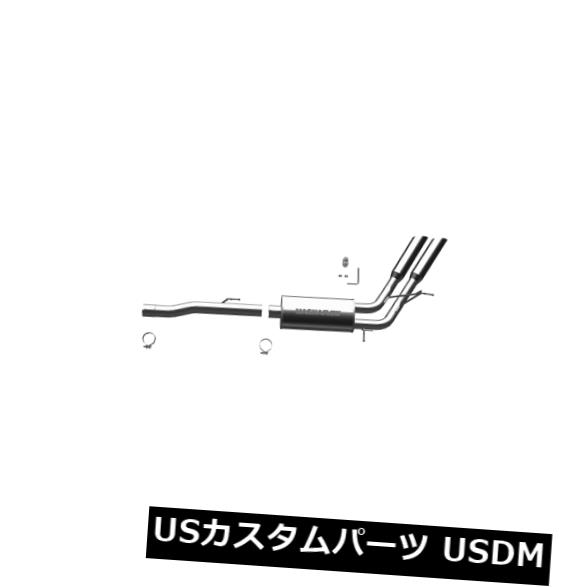 輸入マフラー 2008 Ram 1500 5.7L用MagnaFlow MFシリーズパフォーマンスキャットバックエキゾーストシステム MagnaFlow MF Series Performance Cat-Back Exhaust system for 2008 Ram 1500 5.7L 【並行輸入品】｜カスタムパーツ WORLD倉庫