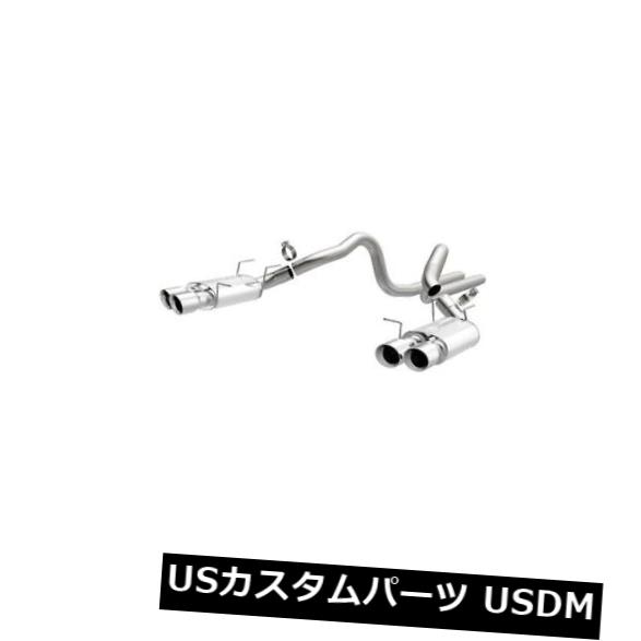 輸入マフラー Magnaflow 15172排気システム; 13-14フォードマスタング用ストリートシリーズSSキャットバック Magnaflow 15172 Exhaust System; Street Series SS Cat-Back for 13-14 Ford Mustang 【並行輸入品】|カスタムパーツ WORLD倉庫