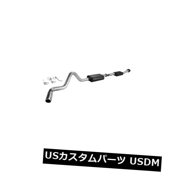 輸入マフラー エキゾーストシステム-フォースII-キャットバック-テールパイプ3個-チップ3-1 / 2-スチール-Al Exhaust System - Force II - Cat-Back - 3 in Tailpipe - 3-1/2 in Tip - Steel - Al 【並行輸入品】