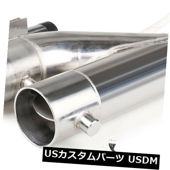 輸入マフラー 2.5インチ63 mmエキゾーストコントロールEカットデュアルバルブ電動Yパイプリモート 2.5 inch 63mm Exhaust Control E-cut Out Dual Valve Electric Y Pipe with Remote 【並行輸入品】