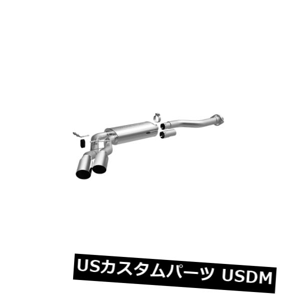 輸入マフラー 11-14 F-150 6.2L-V8用MagnaFlow MFシリーズパフォーマンスエキゾーストキャットバックシステム MagnaFlow MF Series Performance Exhaust Cat-Back System for 11-14 F-150 6.2L-V8 【並行輸入品】