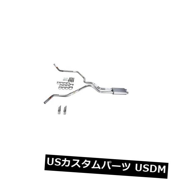 輸入マフラー ツンドラ00-07デュアルエキゾースト2.5 MAパイプフローサウンドマフラーSWチップコーナー出口 Tundra 00-07 dual exhaust 2.5 MA pipe Flowsound Muffler SW Tip Corner exit 【並行輸入品】|カスタムパーツ WORLD倉庫