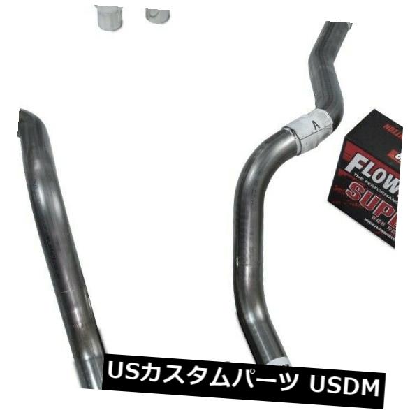 輸入マフラー オールステンレスデュアルエキゾーストシボレーGMC 1500 88-95 Flowmasterスーパー10スラッシュチップ All-Stainless Dual Exhaust Chevy GMC 1500 88-95 Flowmaster super 10 Slash Tip 【並行輸入品】