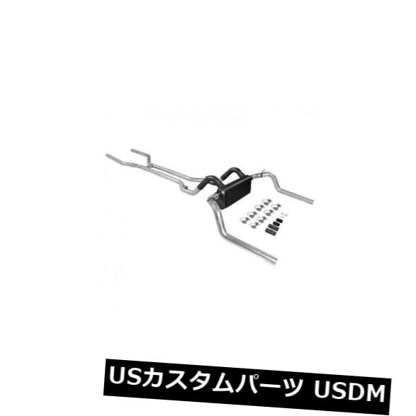 輸入マフラー Flowmasterヘッダーバックシステム-デュアルリア出口-American Thunder-Moderate Sou Flowmaster Header-back System - Dual Rear Exit - American Thunder - Moderate Sou 【並行輸入品】