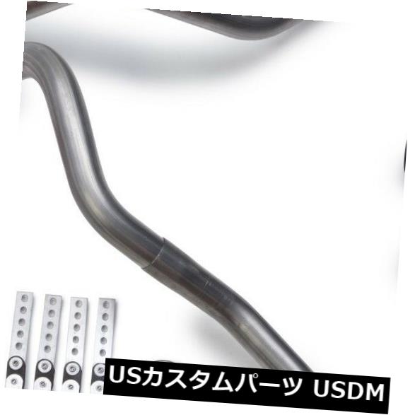 輸入マフラー 96-99シボレーシルバラードフローマスタースーパー44マンドレルデュアルトラックエキゾーストブラックヒント 96-99 Chevy Silverado Flowmaster Super 44 Mandrel Dual Truck Exhaust Black Tips 【並行輸入品】