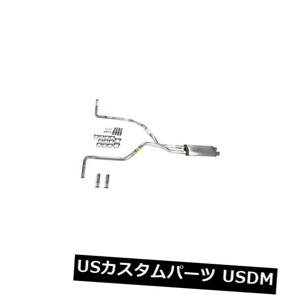 輸入マフラー ツンドラ00-07デュアルエキゾースト2.25パイプステンレスマフラーRCチップサイド出口 Tundra 00-07 dual exhaust 2.25 pipe Stainless muffler RC Tip Side Exit 【並行輸入品】