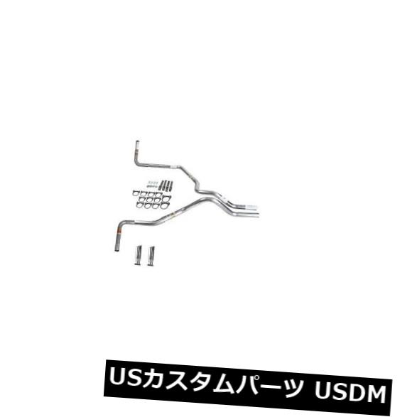 輸入マフラー シルバラード96-99デュアルエキゾースト2.5 MAパイプマフラーなしRCチップサイド出口 Silverado 96-99 dual exhaust 2.5 MA pipe No Muffler RC Tip Side Exit 【並行輸入品】