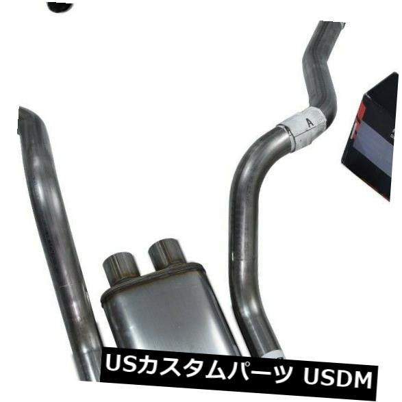輸入マフラー オールステンレスデュアルエキゾーストキットChevy GMC 1500 07-14 Flow II Corner Exit All-Stainless Dual Exhaust Kit Chevy GMC 1500 07-14 Flow II Corner Exit 【並行輸入品】