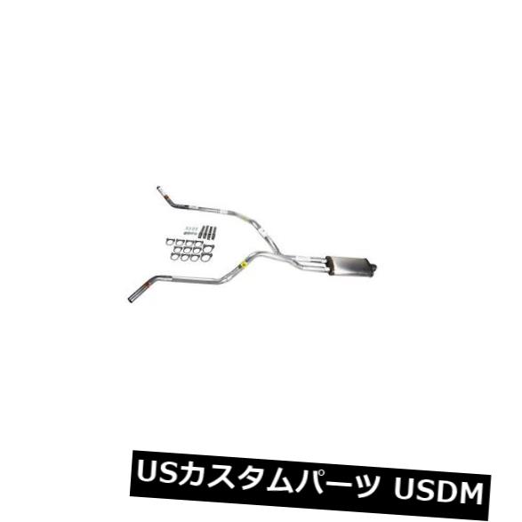輸入マフラー シルバラード96-99デュアルエキゾースト2.25パイプステンレスマフラーコーナー出口 Silverado 96-99 dual exhaust 2.25 pipe Stainless muffler Corner exit 【並行輸入品】