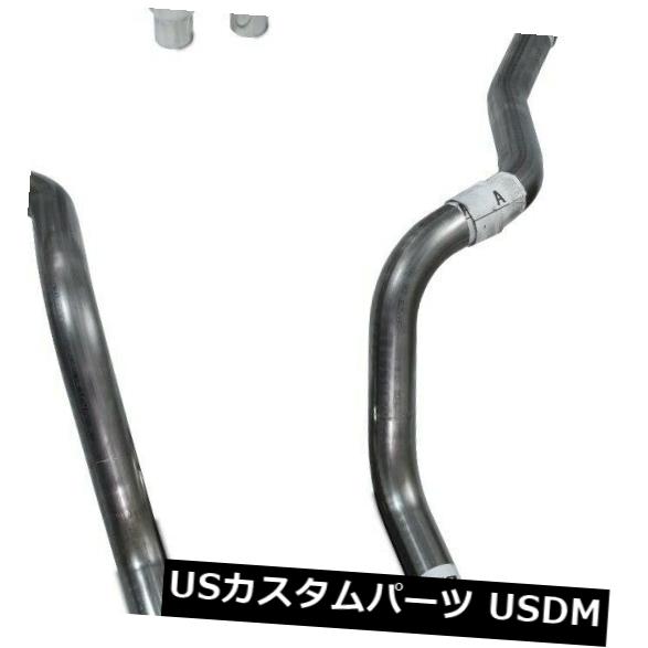 輸入マフラー オールステンレスデュアルエキゾーストキットChevy GMC 1500 88-95マフラーなしスラッシュチップリアEx All-Stainless Dual Exhaust Kit Chevy GMC 1500 88-95 No muffler Slash Tip Rear Ex 【並行輸入品】
