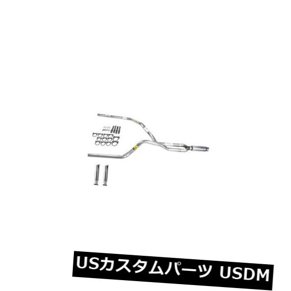 輸入マフラー Ram 94-01デュアルエキゾースト2.5パイプガラスパックマフラーRCチップ Ram 94-01 dual exhaust 2.5 pipe Glass Pack muffler RC Tip 【並行輸入品】