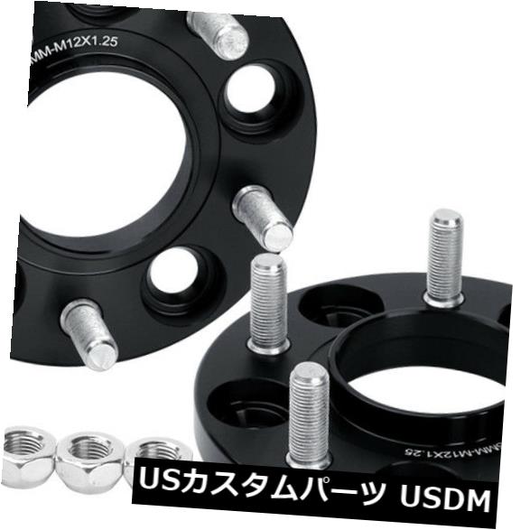 スペーサー 2PC 15mmホイールスペーサーハブセントリック5x4.5 114.3MM 12X1.25鍛造フィットInfiniti 350Z 2PC 15mm Wheel Spacers Hubcentric 5x4.5 114.3MM 12X1.25 Forged Fit Infiniti 350Z 【並行輸入品】