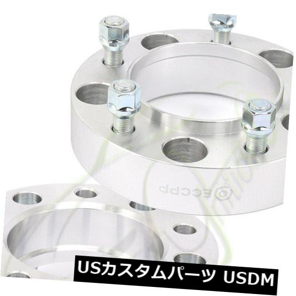 スペーサー 2ピースホイールスペーサー2 '' 5x150から5x150 14x1.5スタッドトヨタタンドラ2017 2015 2pcs wheel spacers 2'' 5x150 to 5x150 14x1.5 studs For Toyota Tundra 2017 2015 【並行輸入品】