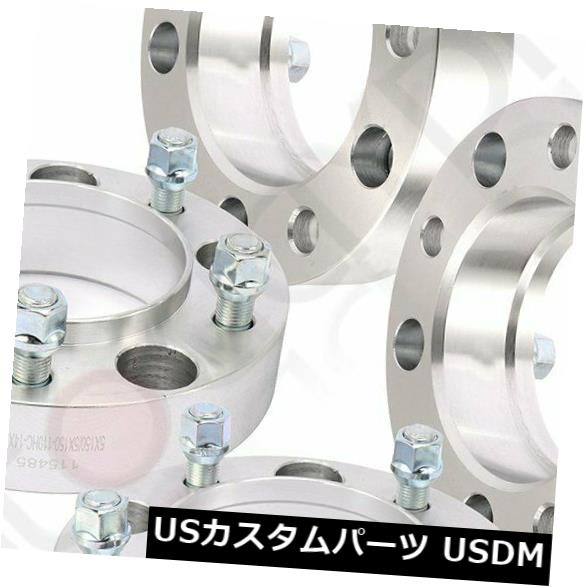 スペーサー トヨタツンドラセコイア用2 '' 5x150?5x150 14x1.5スライバー4pcsホイールスペーサー 2'' 5x150 to 5x150 14x1.5 Sliver 4pcs wheel spacers For Toyota Tundra Sequoia 【並行輸入品】