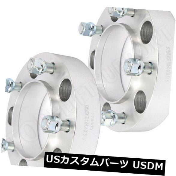 スペーサー 2個2 '' 5x150から5x150 14x1.5スタッドホイールスペーサートヨタツンドラ2017 2015 2pcs 2'' 5x150 to 5x150 14x1.5 studs wheel spacers For Toyota Tundra 2017 2015 【並行輸入品】