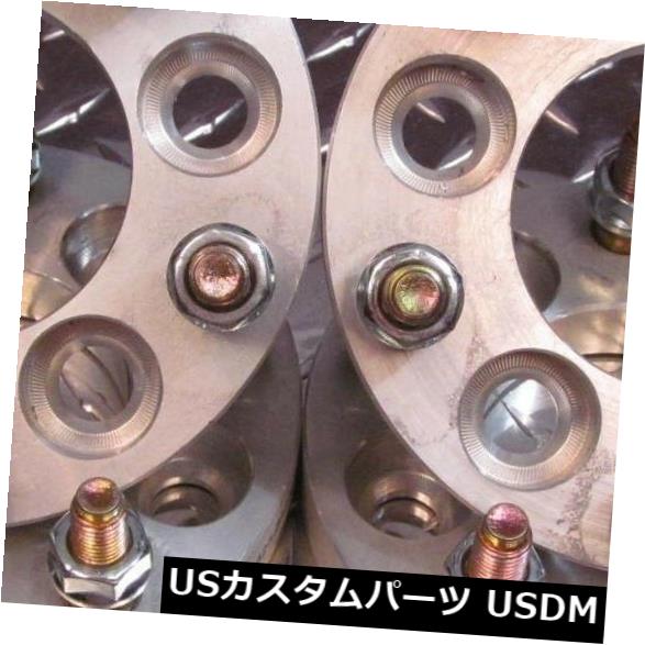 スペーサー 5x114.3 / 5x4.5から5x115 USAホイールアダプター19mm厚12x1.5スタッドx4スペーサー 5x114.3 / 5x4.5 to 5x115 USA Wheel Adapters 19mm Thick 12x1.5 Studs x4 Spacers 【並行輸入品】