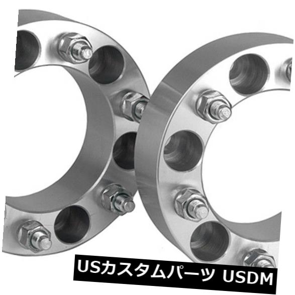 スペーサー シボレーコロラドホイールスペーサー2015-2018 2インチ6x120 mm 14x1.5スタッド-2個 Chevy Colorado Wheel Spacers 2015-2018 2 inch 6x120 mm 14x1.5 studs - 2 pieces 【並行輸入品】