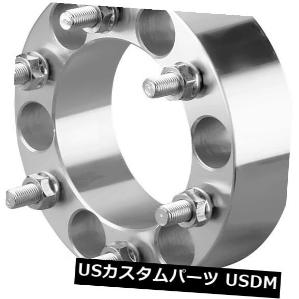 スペーサー 4シボレーGMCホイールスペーサーアダプターはシルバラード郊外シエラユーコン2インチに適合 4 Chevy GMC Wheel Spacers Adapters fits Silverado Suburban Sierra Yukon 2 inch 【並行輸入品】