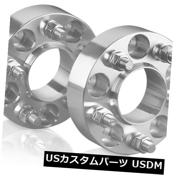 スペーサー ポルシェホイールスペーサーアダプター5ラグ5x130 14x1.5スタッドTrak 1.5厚2個セット Porsche Wheel Spacers Adapters 5 lug 5x130 14x1.5 studs Trak 1.5 thick Set of 2 【並行輸入品】