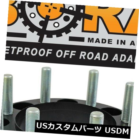 スペーサー シボレー2500 3500 1.50インチホイールスペーサー(4)BORAオフロード-アメリカ製 Chevrolet 2500 3500 1.50" Wheel Spacers (4) by BORA Off Road - Made in the USA 【並行輸入品】|カスタムパーツ WORLD倉庫