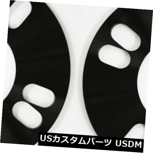 スペーサー 2 X 5MMホイールスペーサーブラックHUBCENTRIC DIRECT BORE 5X100 54.1センタースペーサーシム 2 X 5MM WHEEL SPACERS BLACK HUBCENTRIC DIRECT BORE 5X100 54.1 CENTRE SPACER SHIM 【並行輸入品】