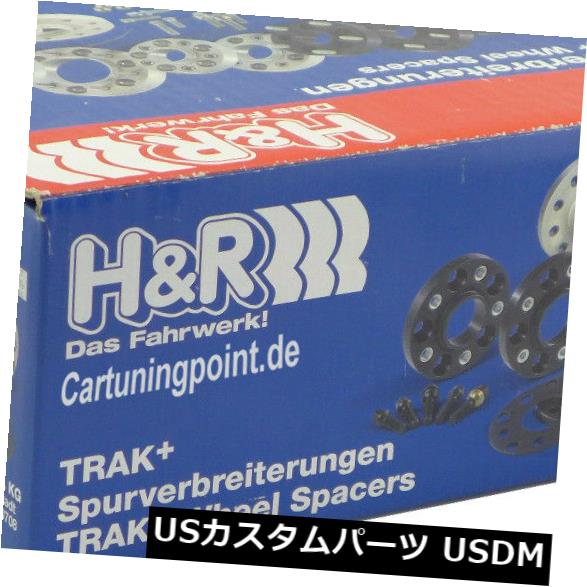 スペーサー BMW 10 / 30mm Black / Si用H＆amp; rホイールスペーサーフロントアクスル+リアアクスルABE H&r Wheel Spacer Front Axle + Rear Axle ABE for BMW 10/30mm Black/Si 【並行輸入品】