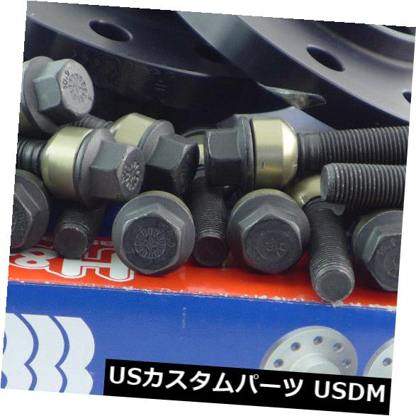 スペーサー ポルシェマカン95B 24mmブラックX556681-12用H＆amp; rホイールスペーサーフロント+リアABE H&r Wheel Spacer Front+Rear ABE for Porsche Macan 95B 24mm Black X556681-12 【並行輸入品】