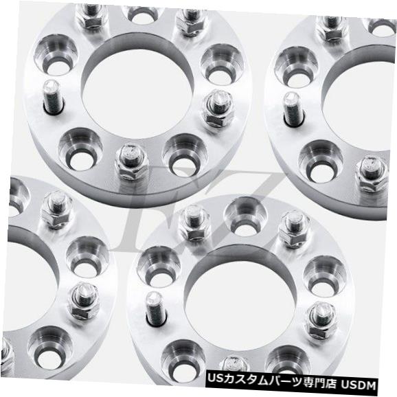 ワイドトレッドスペーサー 4ホイールアダプター5ラグ4.5?5ラグ5 TJ / YJのJeep JKホイール用スペーサー2 4 Wheel Adapters 5 Lug 4.5 To 5 lug 5 Spacers 2 for Jeep JK wheel on TJ/YJ 【並行輸入品】